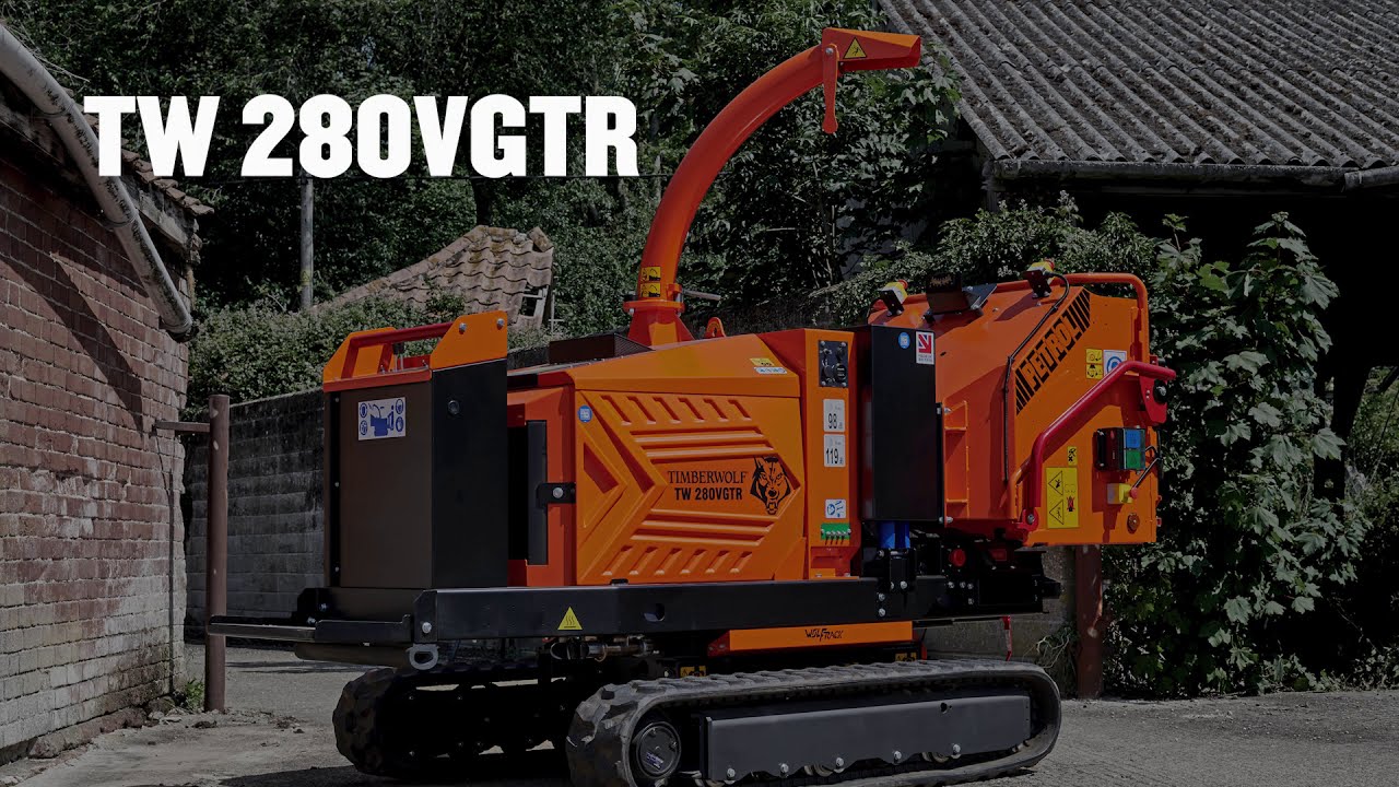 Timberwolf TW 280VGTR Variable Gradient Tracked Wood Chipper