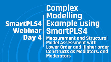 #SmartPLS4 Webinar Day 4: Complex Modelling Example using SmartPLS