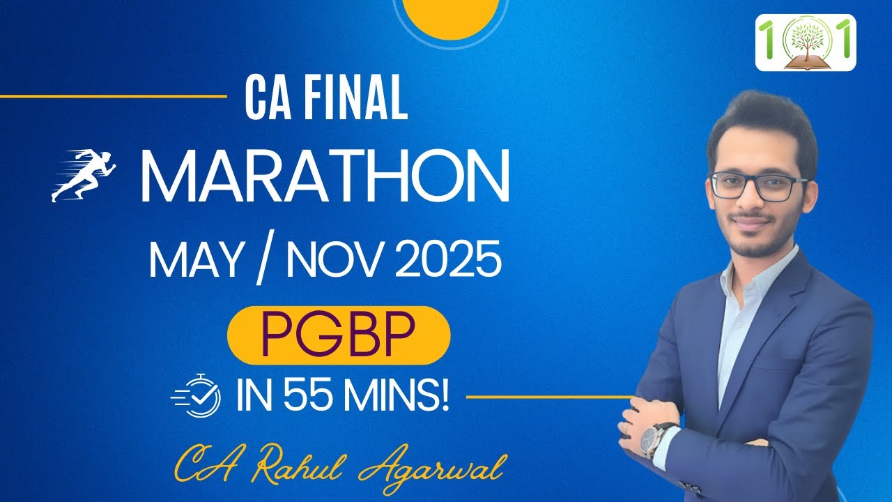 CA Final | Revision | May/Nov 2025 | PGBP in 55 mins | Part 2 - YouTube