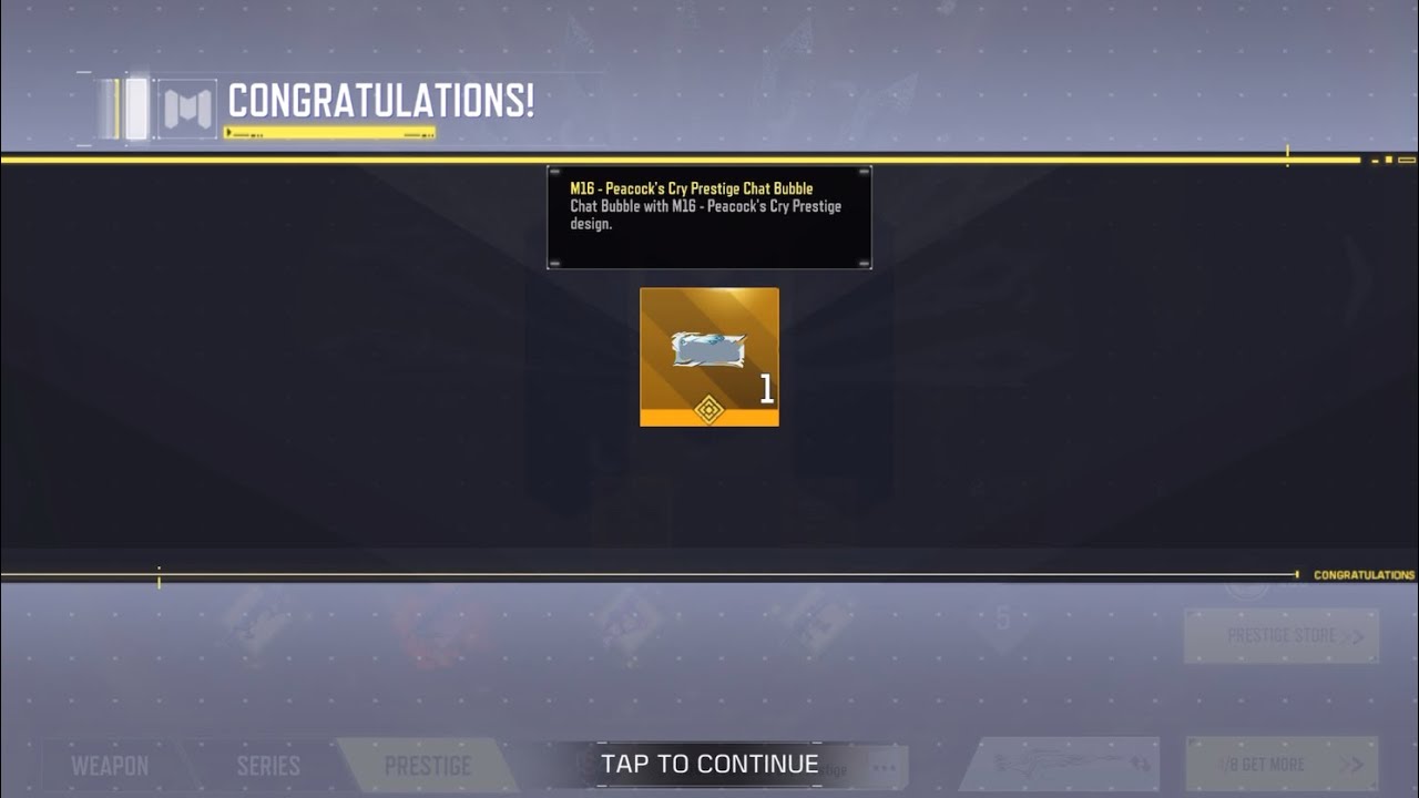 Midnight Rumble Codm Update Codm Claiming Legendary M16 Peacock’s Cry Prestige Chat Bubble ...