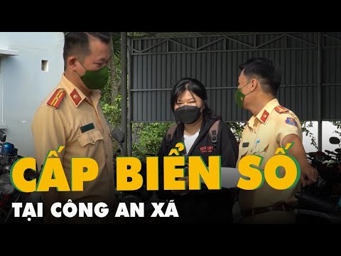 Cấp biển số xe máy tại công an xã, đi lại gần, thuận tiện cho dân