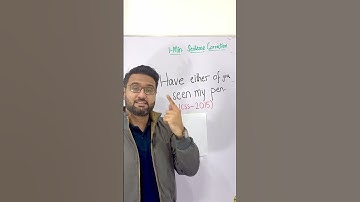 CSS Sentence Correction - Have either of you seen my pen? (CSS-2015)  1-Minute Sentence Correction ✅