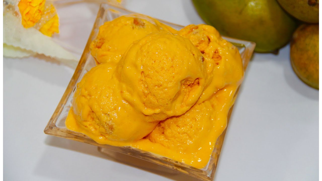 হুইপক্রিম ও দু‌ধের ঝা‌মেলা ছাড়াই Polar Mango Icecream Recipe Bangla