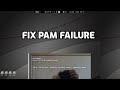 Repair PAM failure in puppylinux