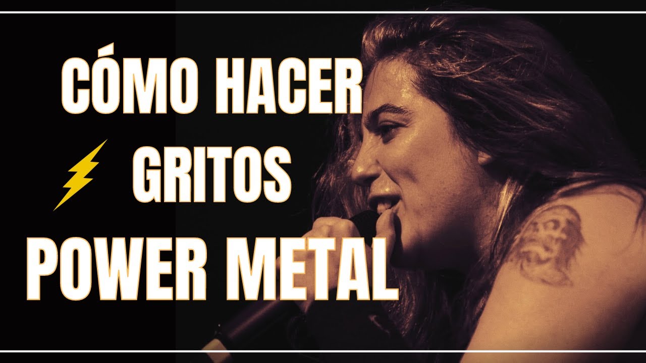🤘🏼 Como hacer gritos POWER METAL 🔥 | Clases de Canto Rock