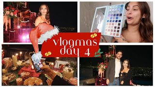 VLOGMAS UNPLUGGED: day 4 hot cocoa bar, mikayla x p louise palette & skincare