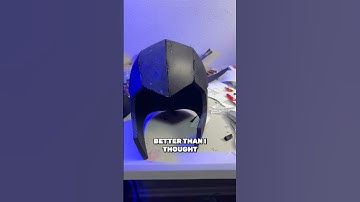 How I Made my FIRST EVA foam cosplay helmet | #3dprintingforbeginners #evafoam #evafoamcosay