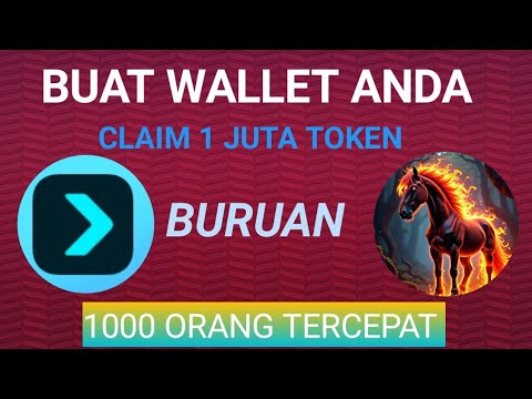 Cara membuat wallet Token Kuda api 🔥 di aplikasi Bitget wallet 