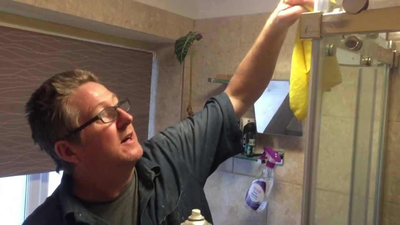 How To Fix Sticking Or Stuck Shower Doors And Make Them Slide Easier Youtube