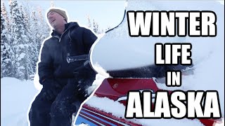 WINTER LIFE IN ALASKA | BELOW ZERO TEMPERATURES| Somers In Alaska