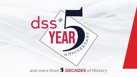 dss⁺ 5 years as an independent operations consulting firm