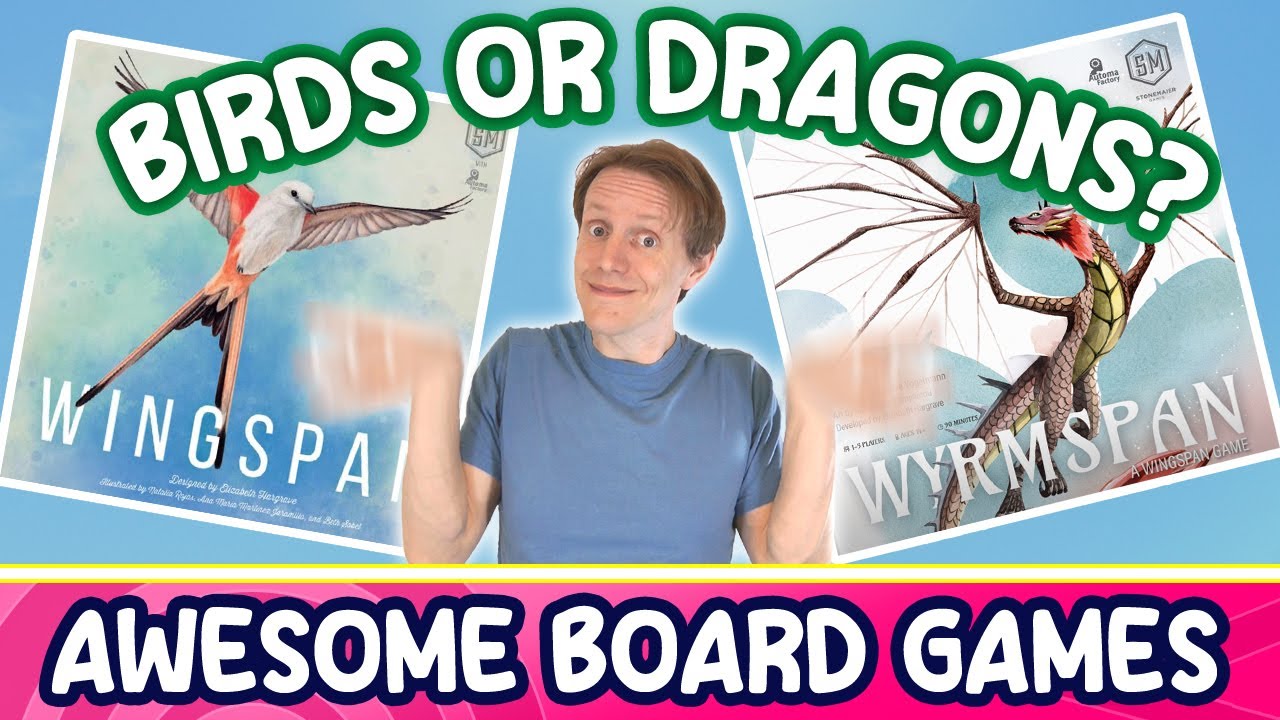 WINGSPAN and WYRMSPAN are AWESOME BOARD GAMES - YouTube