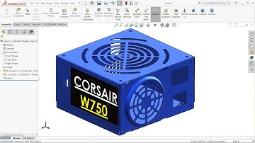 Solidworks tutorial | Design of Power Supply Unit in Solidworks
