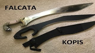 Falcata sword, kopis machete