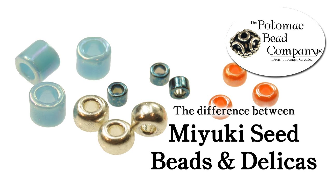 What difference does a bead make? Miyuki Delica, Seed and Toho Aiko beaded  circles compared. 