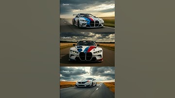 Which one looks better? A visual comparison between ChatGPT, Google Gemini and DeepAI 🏎 #automobile