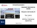 Rockwell automation  engineer i mechanical design  be btech  mechanical  bengaluru