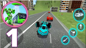 Mecha Battle :Robot Car Games - Gameplay Walkthrough Part 1 - Tutorial (iOS, Android)