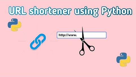 URL shortener using Python 😲 #urlshortener #python