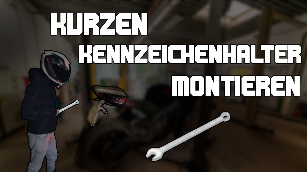 KURZER KENNZEICHENHALTER! | Montage | Anleitung
