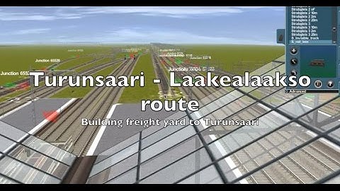 Trainz 12 route build PART 1 Turunsaari - Laakealaakso route: Turunsaari freight yard