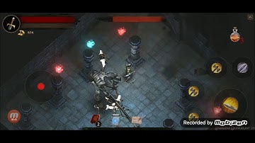 PowerLust: GamePlay ( Skeleton boss First attempt)