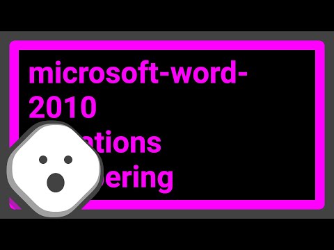 How do you easily add equation numbers to Microsoft Word 2010 equations?