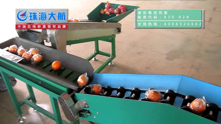 Orange sorting machine from DaHang automation manufacturer in china