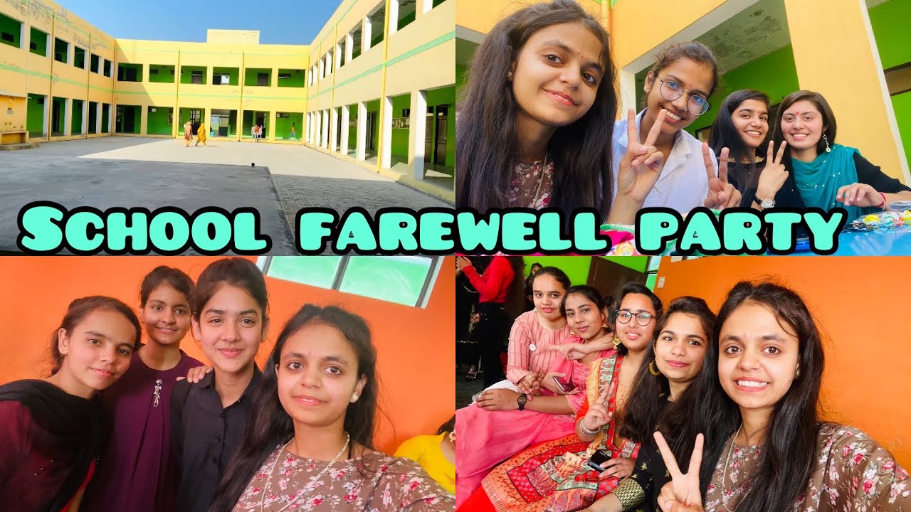 My school Farewell party 🎉 | Vlog | - YouTube
