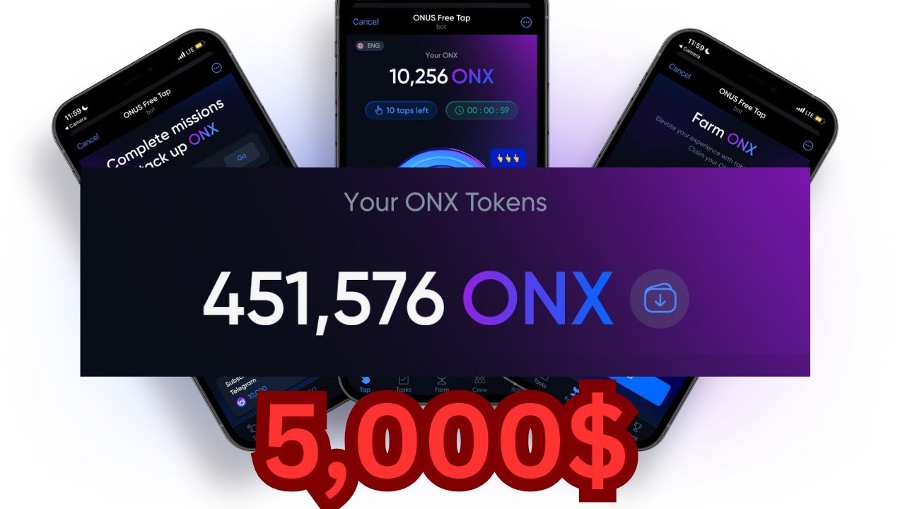 Make free money 🤑 on ONX coin, free Airdrop