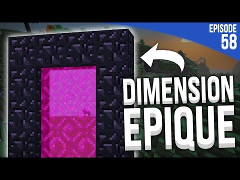 JE CRÉE UN PORTAIL VERS UNE AUTRE DIMENSION ! | Minecraft Moddé S4 | Episode 58