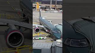 ZRH AIRPORT EDIT WITH NEW SWISS A350 non Wanderlust #wanderlust #swiss #swissness #airport
