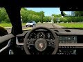 City car driving  porsche carrera s 992  fast driving