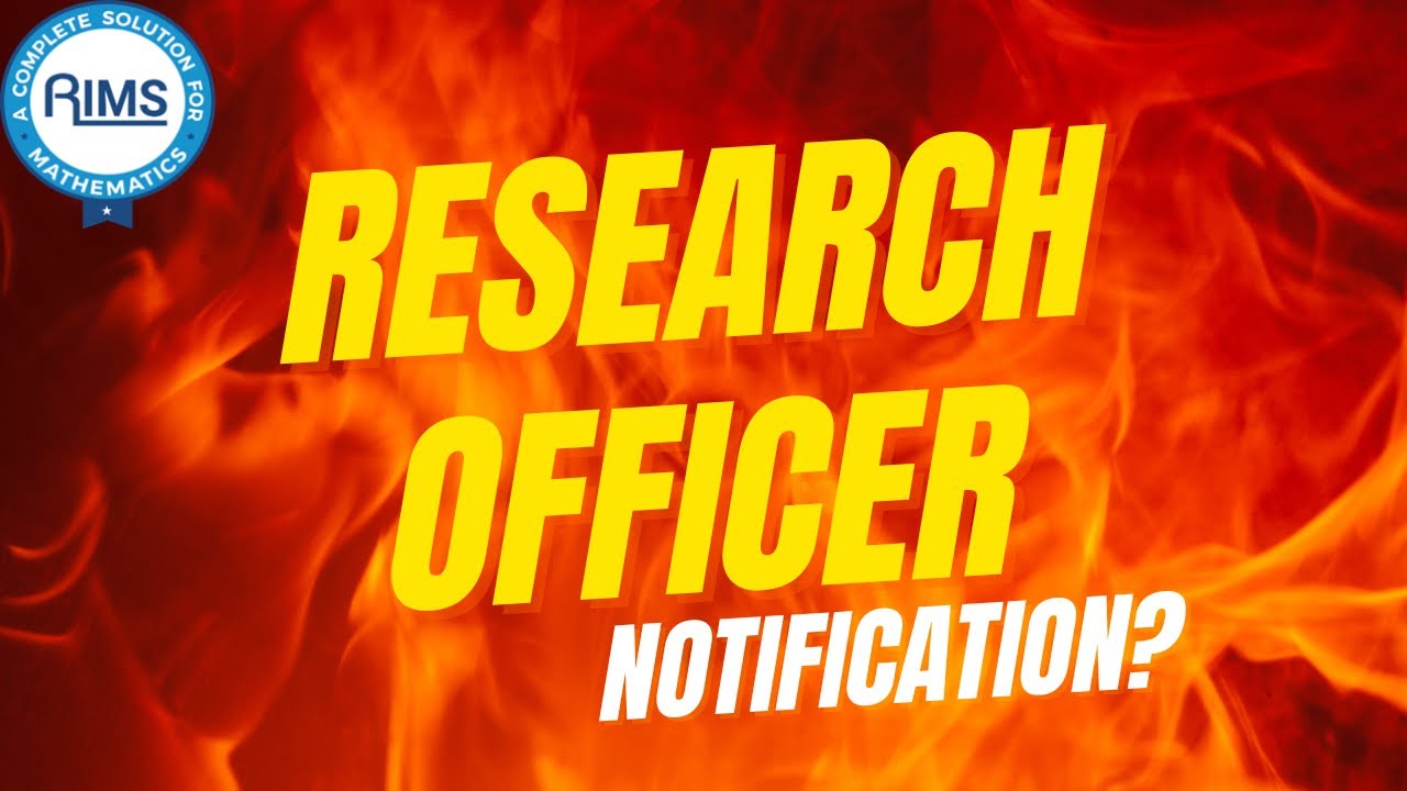 Research Officer | Kerala PSC | Notification | Statistics | Economics ...