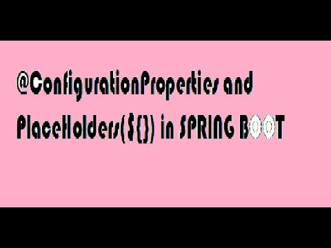 Two ways to get properties values in spring boot application