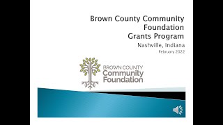 2022 BCCF Grants Presentation