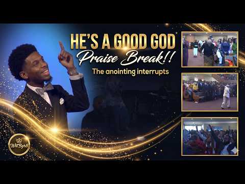 When the anointing interrupts!! He's a good God Praise Break!!