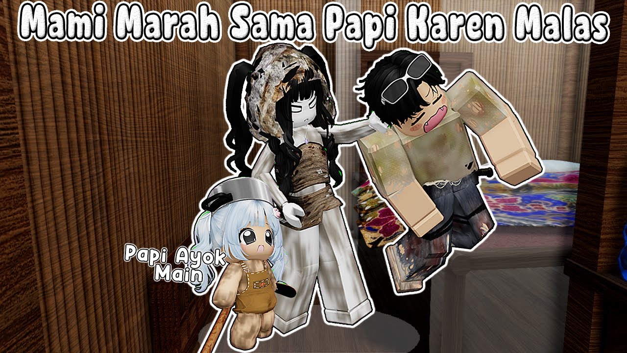 MAMI MARAH SAMA PAPI KARENA MALAS - BIMALA FAMILY VERSI DESA EPS 3|| HMONG LIFE RP🏡 ROBLOX INDONESIA