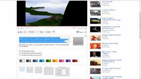 How do I embed a youtube video on my website using 16 Interactive CMS Content Management System?