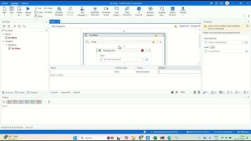 practical 2 D Create an automation using Do..While Activity to print numbers from 5 to 1