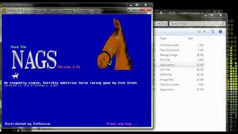 Jayseph Plays DOS Games Part 6 - Race The Nags