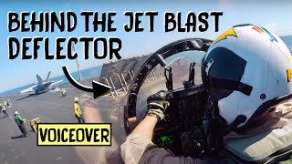 See Why Carrier Catapults Need Jet Blast Deflectors