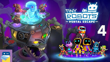 Tiny Robots Portal Escape: Chapter 4 Dark Dimensions Walkthrough Guide & iOS/Android Gameplay
