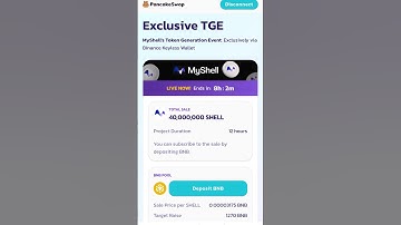 How to participate in binance wallet myshell token generation even tge shell token price and utility