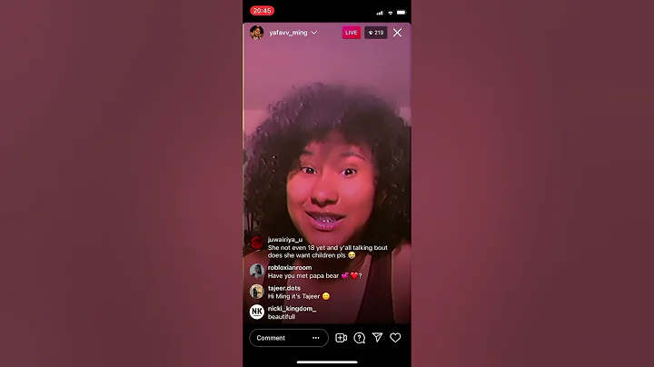 Nicki Minajs little sister Ming Li on IG live  (ad...
