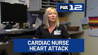 Portland cardiac nurse has heart attack at work, hopes to educate others on lesser-known symptoms