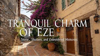 Tranquil Charm of Eze 🌿 Stone, shutters, and embroidered memories