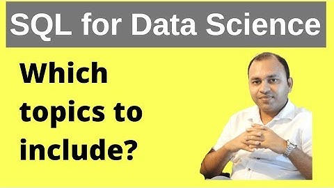 SQL for Data Science Course - What topics you would like to learn?
