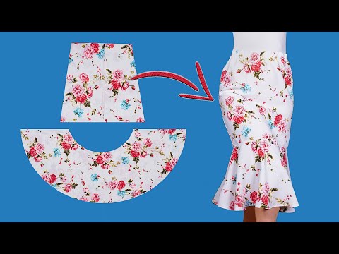 You don’t have to be a tailor to sew a skirt - this way is easy!