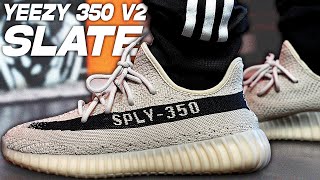 Adidas Yeezy 350 V2 SLATE Review and On Foot Review In 4K